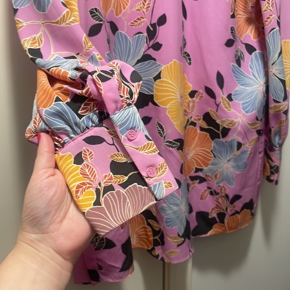 French Connection Floral Dress Size 6 (Spring/Easter/Wedding) - Picture 2 of 5